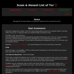 ✪✪✪ Scam & Honest List of Tor ✪✪✪