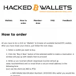HACKED BITCOIN WALLETS