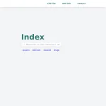 Index - search engine and link directory
