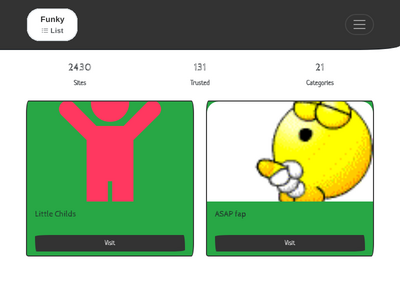Funky List – Hand-Drawn Darknet Directory with Scam Detection & Trust Scores