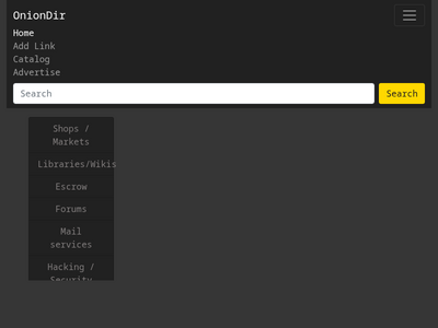 OnionDir - largest reliable Tor links